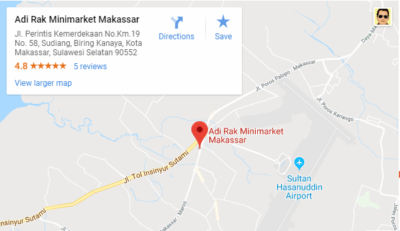 Alamat Adi Rak Minimarket Makassar